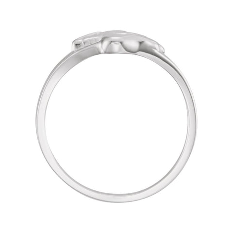 Sterling Silver Cherub Ring, Size 7