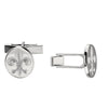 Sterling Silver Fleur De Lis Cuff Links