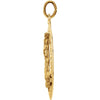 14k Yellow Gold 21x15mm Oval St. Christopher Medal