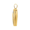14K Yellow & White Heart Locket