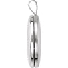 Sterling Silver Oval Mom Locket with Color