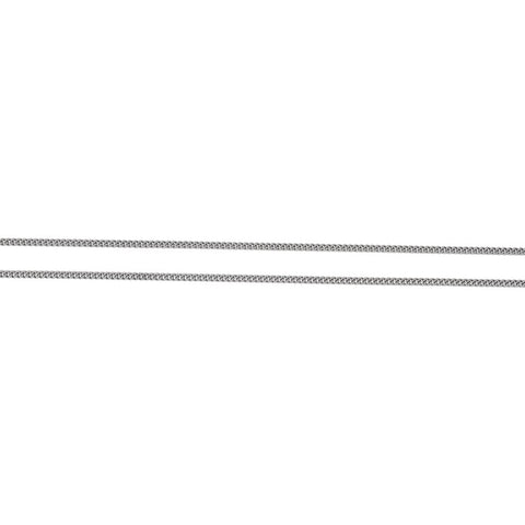 Sterling Silver 2.25mm Continuous Flat Curb Link 24" Chain
