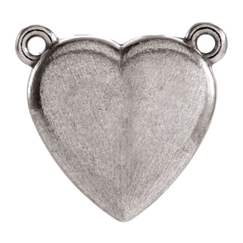 14k Rose Gold Heart 18" Necklace