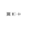14K White Gold 1/3 CTW Diamond Threaded Post Stud Earrings