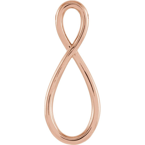 14k Rose Gold Freeform Pendant