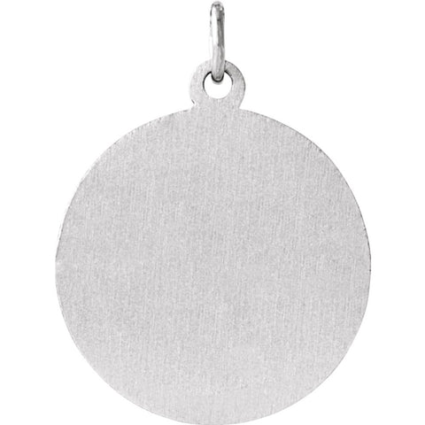 Sterling Silver 22mm Round St. Matthew Medal