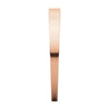 14k Rose Gold 2.5mm Flat Tapered Band, Size 6