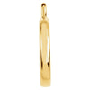 14k Yellow Gold Petite Circle Dangle