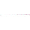 14k White Gold Ruby Line Bracelet