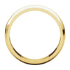 14k Yellow Gold 5mm Half Round Edge Band, Size 11