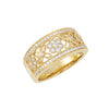 1/2 CTTW Diamond Anniversary Band in 14k Yellow Gold (Size 6 )