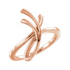 14k Rose Gold Freeform Ring, Size 7