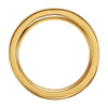 14k Yellow Gold 7.75mm Fleur-de-lis Band Size 7