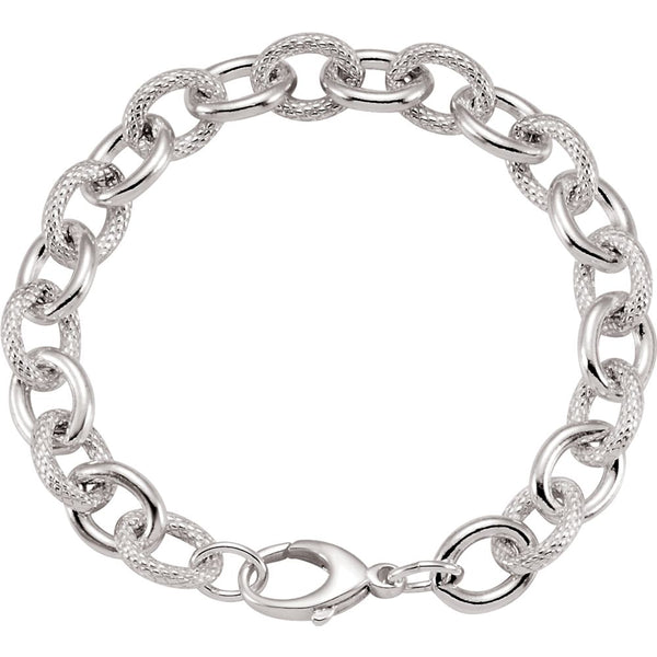 Sterling Silver Link 7.5" Chain