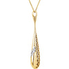 14k Yellow Gold 1/3 CTW Diamond 18" Necklace
