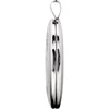 Sterling Silver Oval Mom Locket with Color