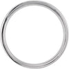 14K White & Yellow Gold 8mm Comfort-Fit Hand-Woven Band Size 6