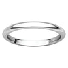 Sterling Silver 2mm Comfort Fit Band, Size 5.5