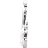 14k White Gold "Love" Necklace Center