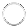 Sterling Silver 4mm Flat Tapered Band, Size 6