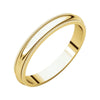 03.00 mm Milgrain Band in 14K Yellow Gold ( Size 10 )