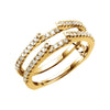 Diamond Ring Guard in 14K Yellow Gold (Size 7)