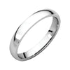 03.00 mm Light Comfort-Fit Wedding Band Ring in 14K White Gold ( Size 7 )