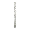 14k White Gold 1 CTW Diamond Eternity Band Size 5