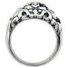 Sterling Silver Men's Cross Fashion Ring, Size 10