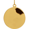 14k Yellow Gold 22mm St. Anthony Medal