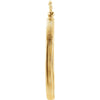 14k Yellow Gold Coin Edge Screw-Top Coin Frame Mounting
