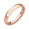 3mm Light Comfort Fit Band in 10K Rose Gold (Size 7)
