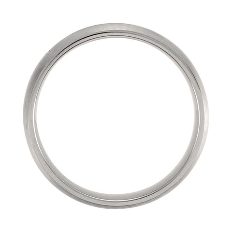 Titanium 7mm Grooved & Satin Finished Band Size 7