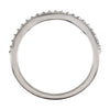 14k White Gold 1/5 CTW Diamond Band, Size 7