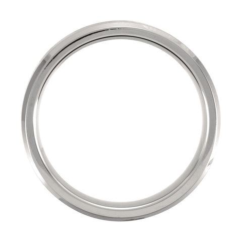 Titanium 7mm Beveled Edge Band Size 7.5