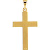 14k Yellow Gold 22x14mm Cross Pendant