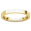 14k Yellow Gold 2.5mm Flat Comfort Fit Band, Size 8