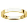 14k Yellow Gold 2.5mm Flat Comfort Fit Band, Size 4.5