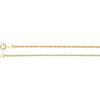 1.5 mm Solid Rope Chain in 14k Yellow Gold ( 18-Inch )