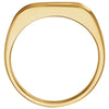 14k Yellow Gold Men's Design Ring, Size 11