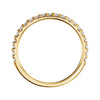 14k Yellow Gold 3/8 CTW Diamond Band, Size 7