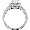 Sterling Silver Cubic Zirconia Ring Size 8