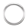14k White Gold 5mm Design Band Size 10