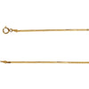 1.5 mm Flexible Herringbone Chain in 14k Yellow Gold ( 20-Inch )