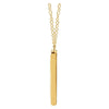 14k Yellow Gold "V" 16-18" Necklace