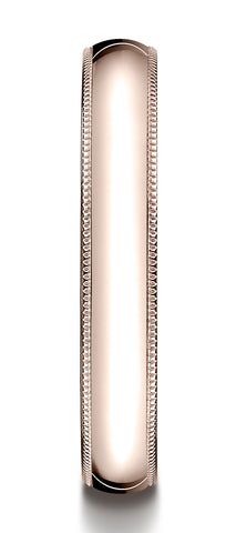 Benchmark-14K-Rose-Gold-4mm-Slightly-Domed-Traditional-Oval-Wedding-Band-Ring-with-Milgrain--Size-4.5--34014KR04.5