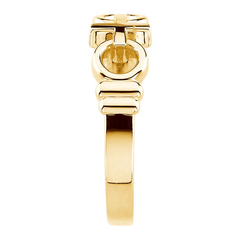 14k Yellow Gold Joined By Christ™ Ring, Size 6