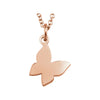 Butterfly 18-Inch Necklace in 14K Rose Gold
