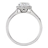 Sterling Silver Lab-Grown White Sapphire & .01 CTW Diamond Ring, Size 6