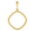 Precious Metal Fashion Pendant in 14k Yellow Gold